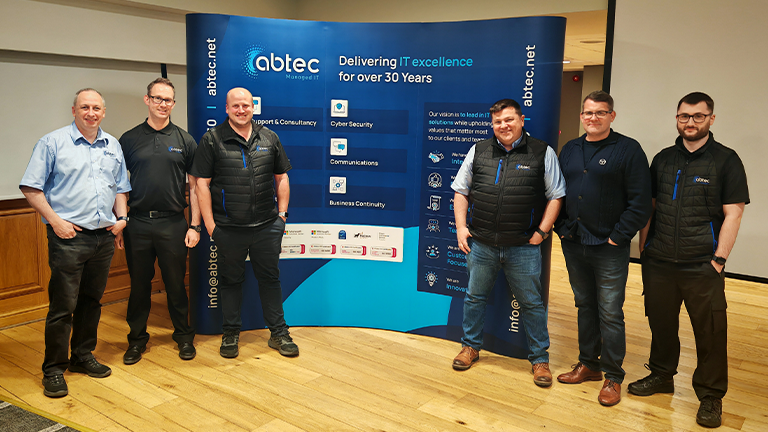 The abtec team at Cyber Attack live
