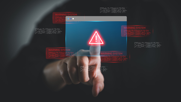 Computer system warning